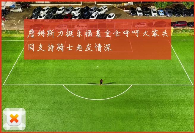 詹姆斯力挺乐福基金会呼吁大家共同支持骑士老友情深